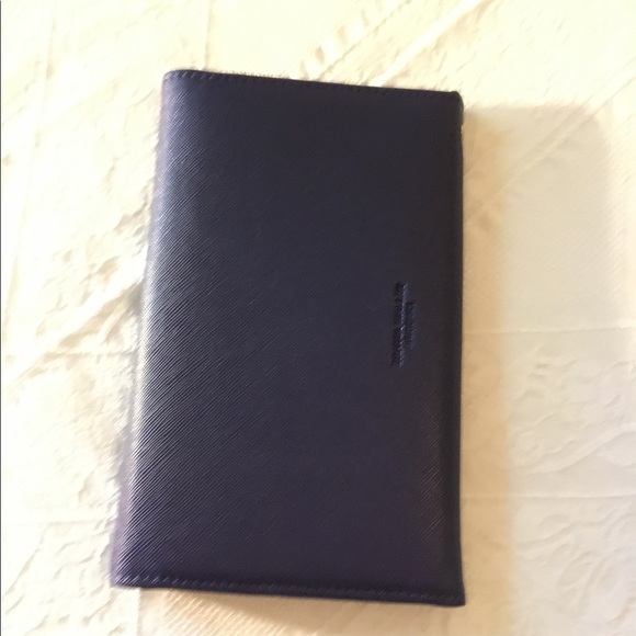 Navy Blue PVC Travel Wallet - Picture 3 of 7